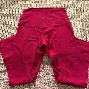 lululemon athletica Red Leggings